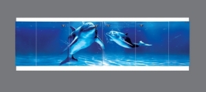 Экран под ванну МДФ L= 1500 (Дельфины)